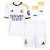 Real Madrid Eduardo Camavinga #12 Replik Heimtrikot Kinder 2023-24 Kurzarm (+ Kurze Hosen)